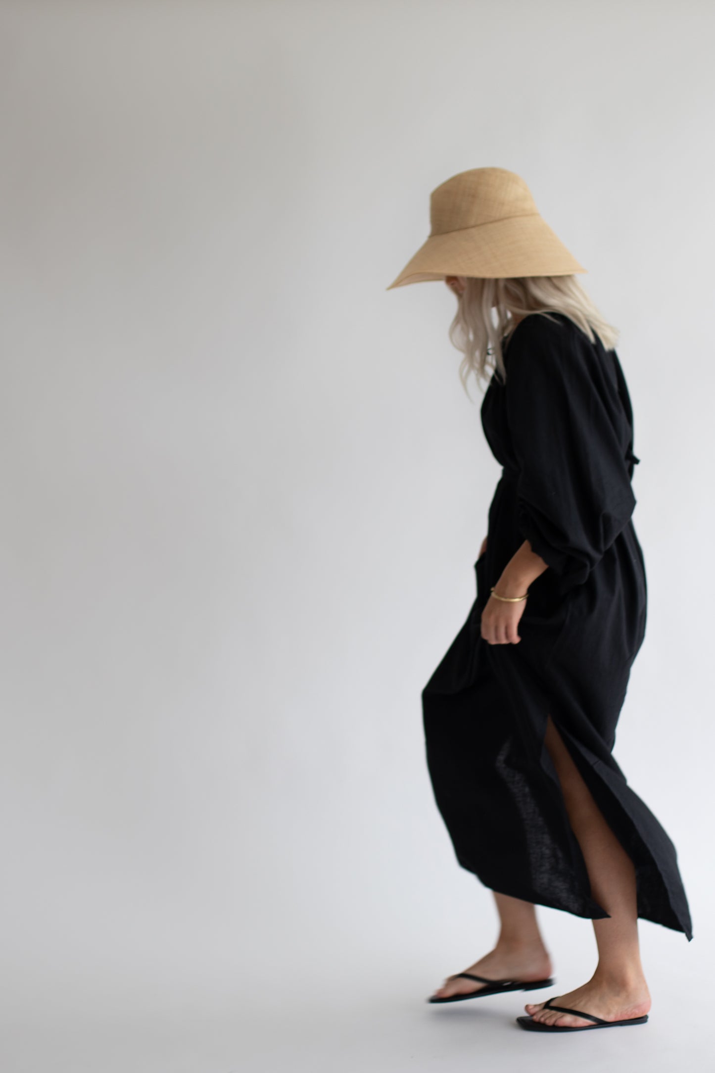 BEIGED // Full Length Heidi Dress BLACK