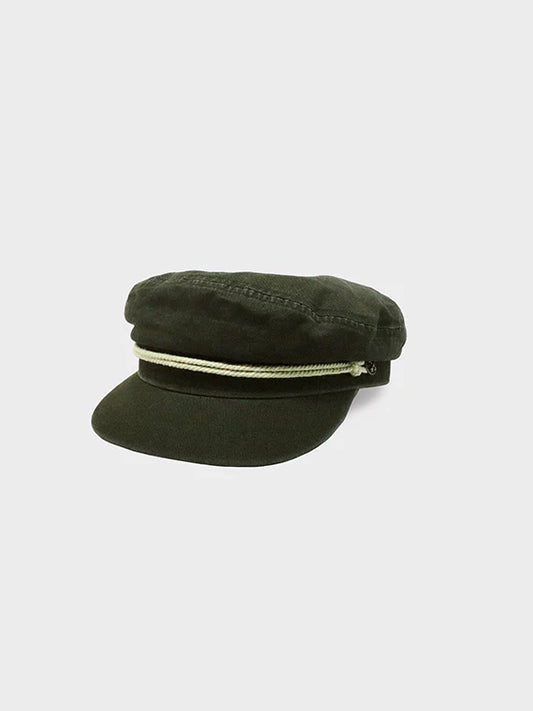 BILLY BONES // The Hinterland Captain Hat VINTAGE GREEN