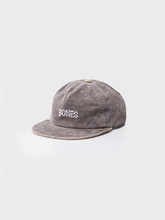 BILLY BONES // Bones Club Cord Washed Grey Cap
