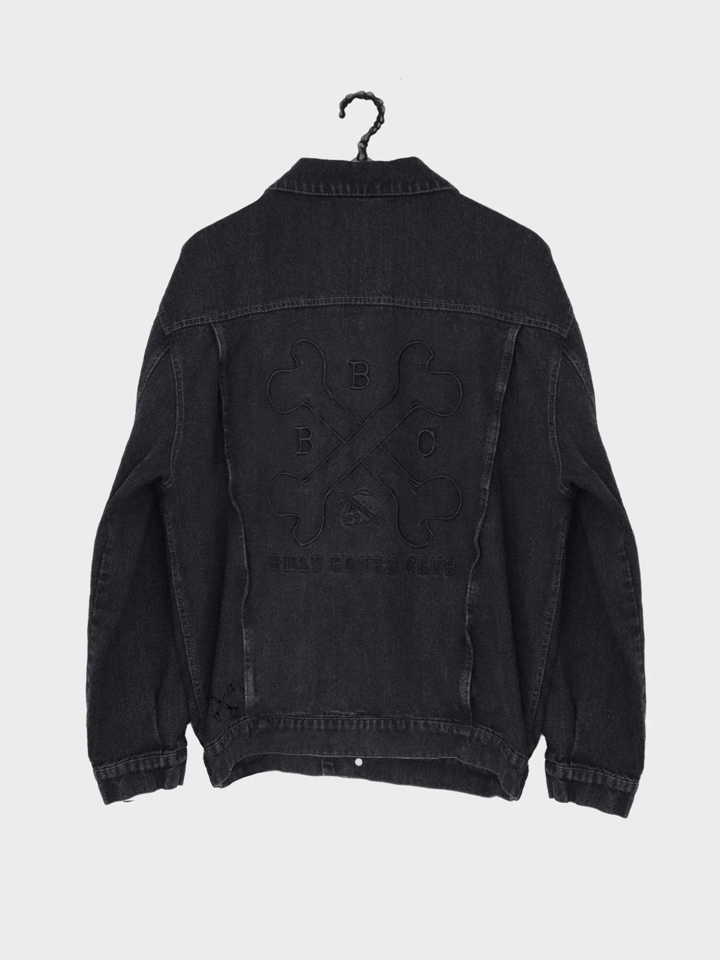 BILLY BONES // Bones Club Denim Jacket VINTAGE BLACK