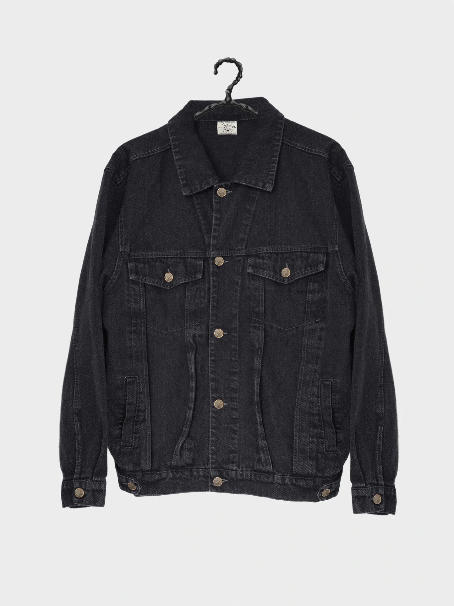 BILLY BONES // Bones Club Denim Jacket VINTAGE BLACK