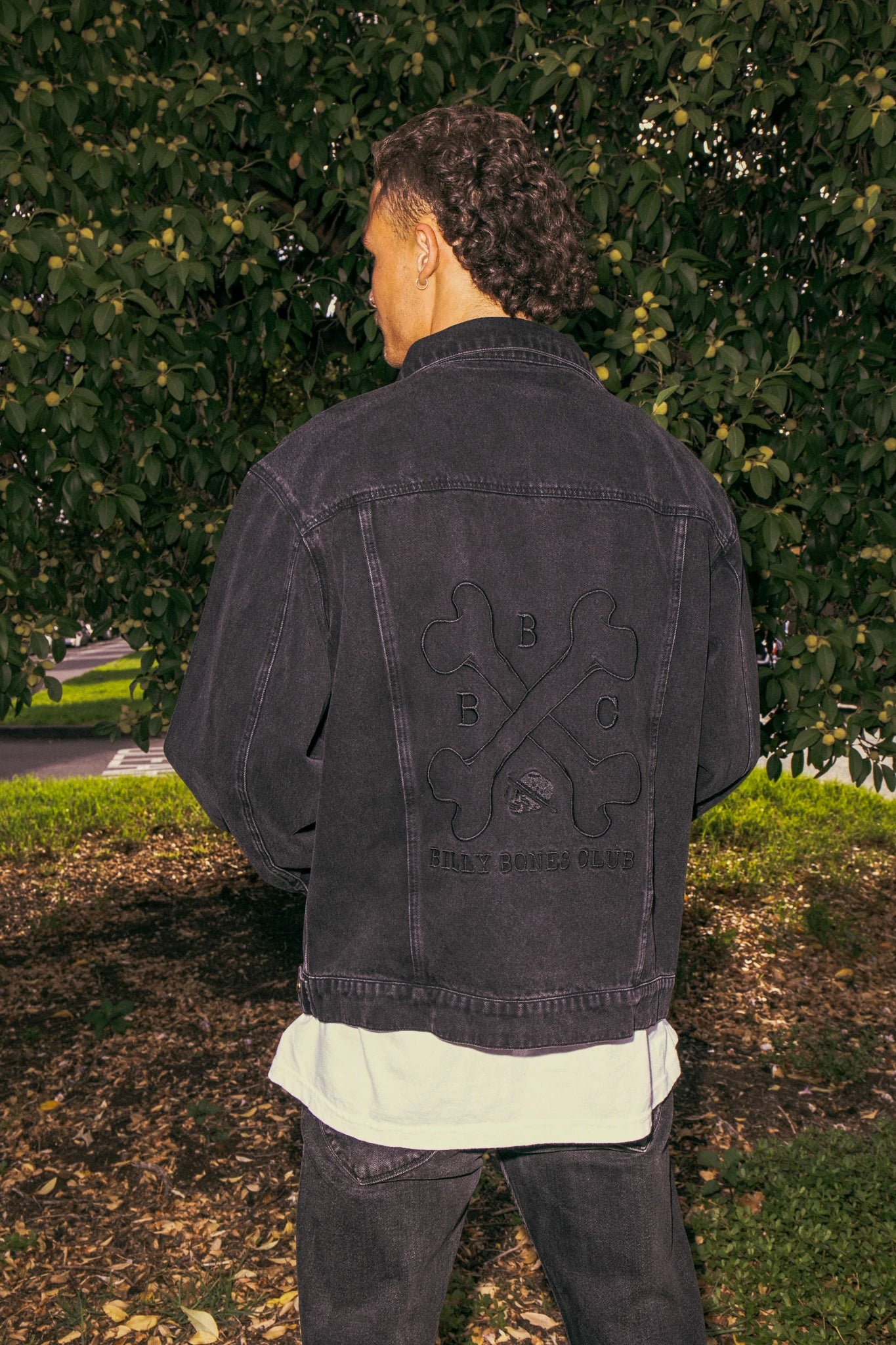 BILLY BONES // Bones Club Denim Jacket VINTAGE BLACK