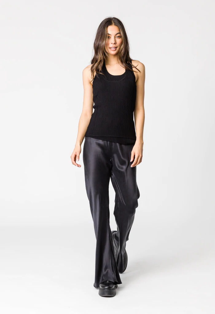 REMAIN // Burke Rib Tank BLACK