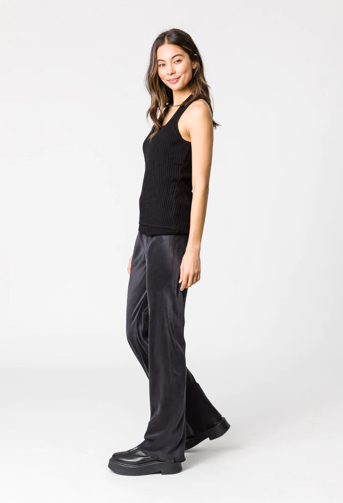 REMAIN // Burke Rib Tank BLACK