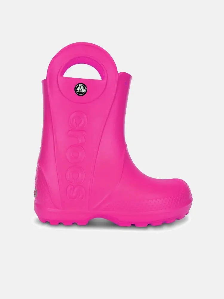 CROCS // KIDS Handle It Rain Boots CANDY PINK