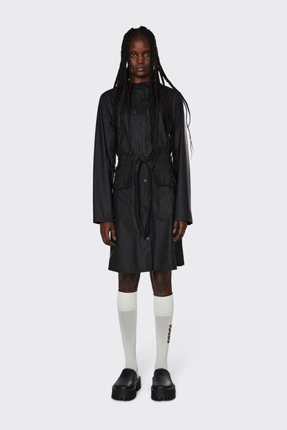 RAINS // Curve Jacket BLACK