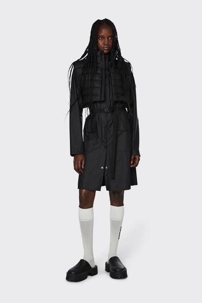 RAINS // Curve Jacket BLACK