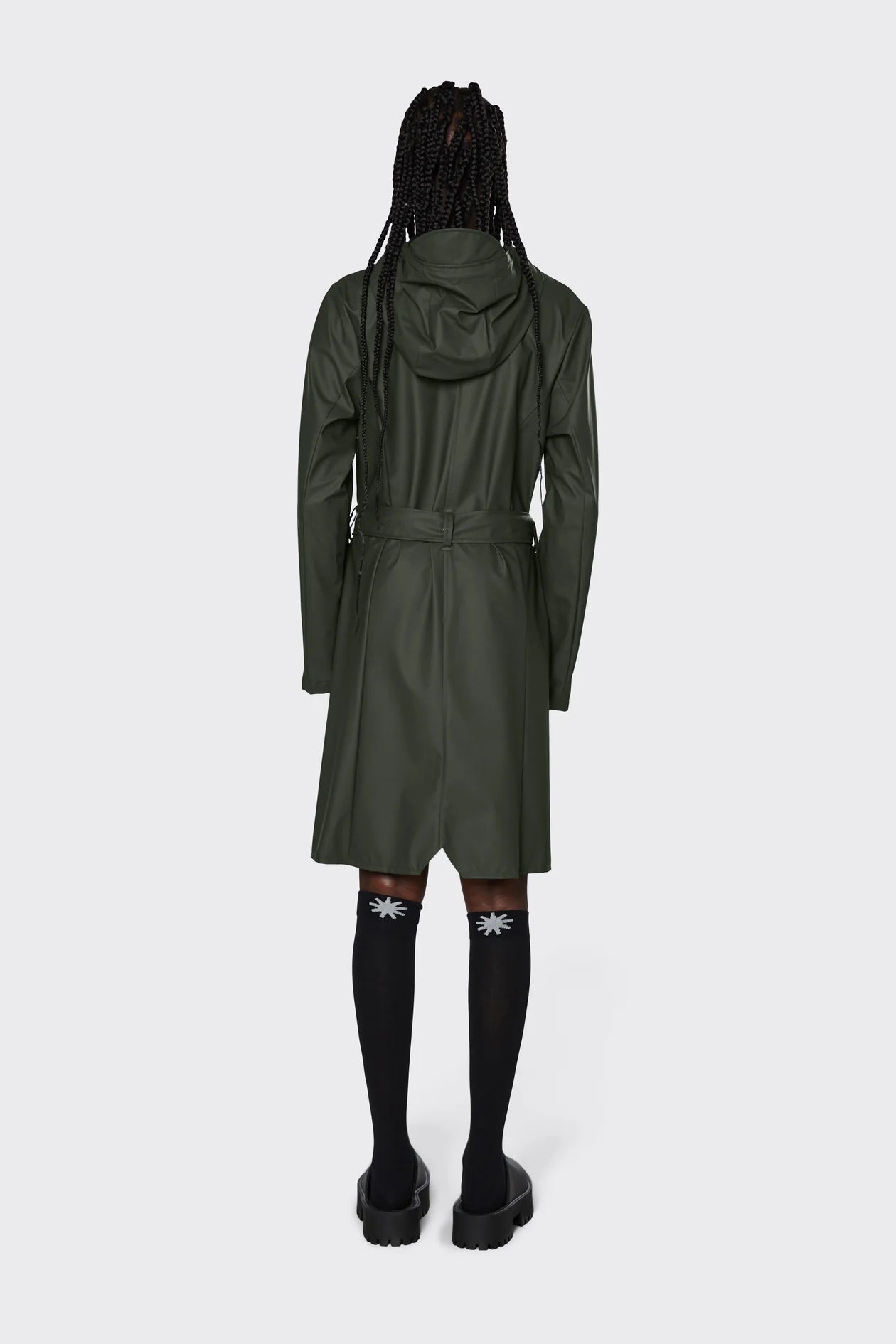 RAINS // Curve Jacket GREEN