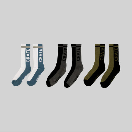 CRATE // Colour Blocking Sock MULTI