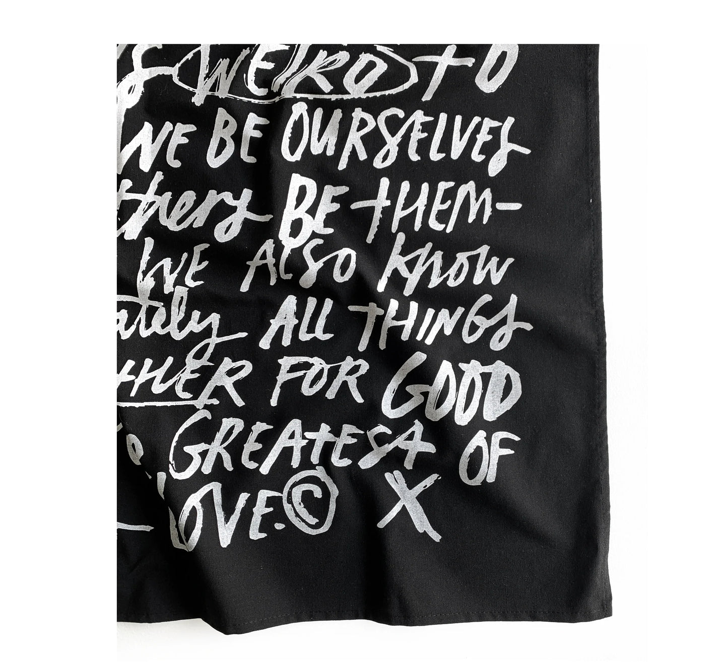 BLACKLIST // Wall Flag FAMILY MANTRA BLACK