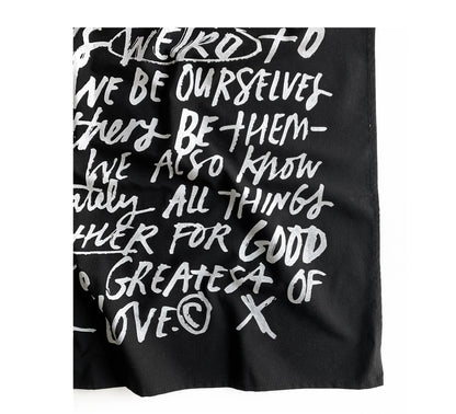BLACKLIST // Wall Flag FAMILY MANTRA BLACK