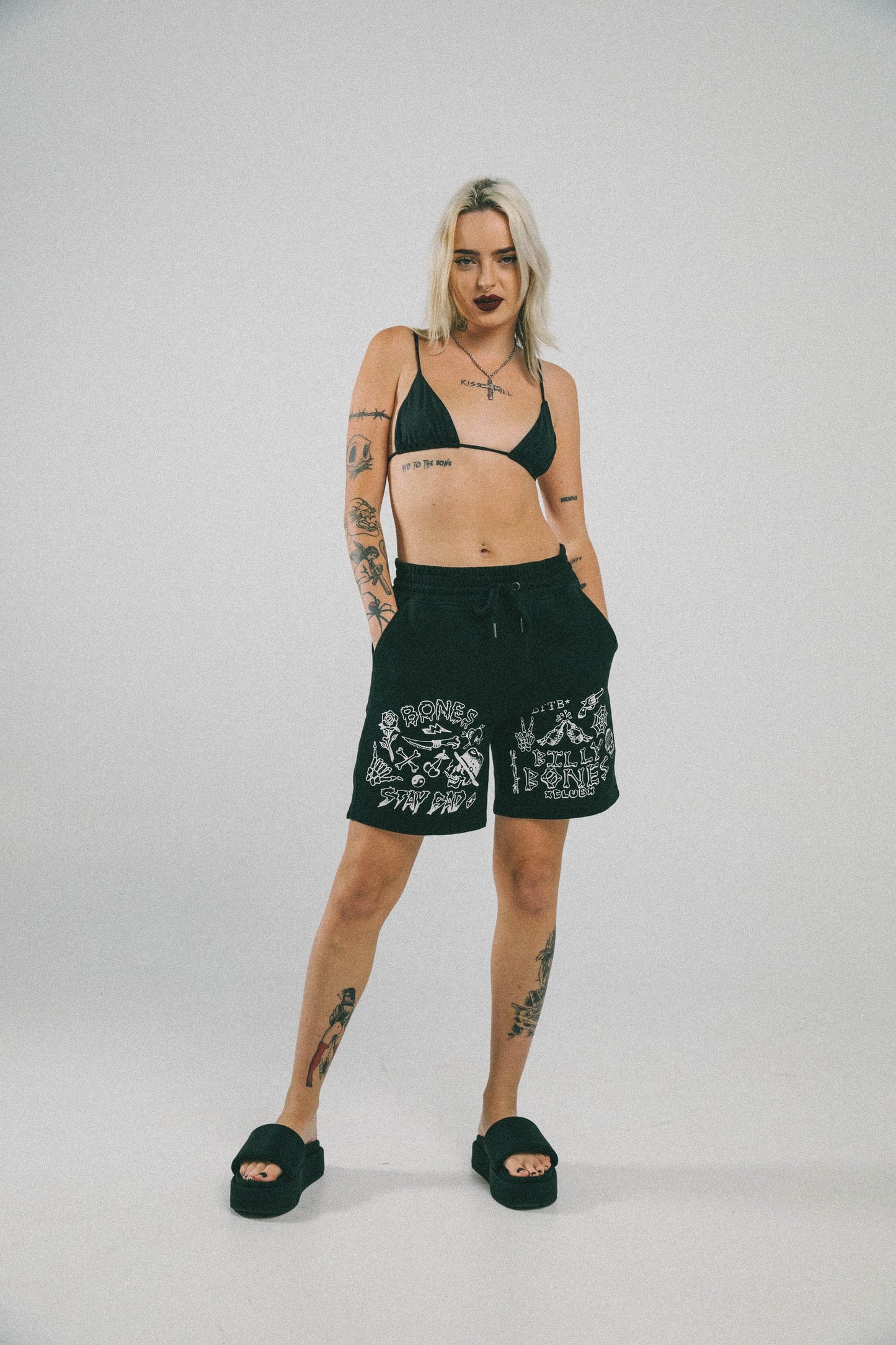BILLY BONES // Flash Shorts Vintage Black