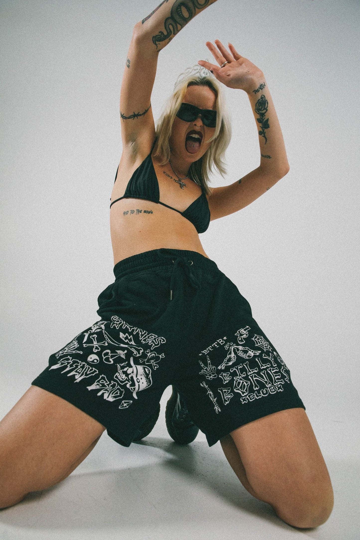 BILLY BONES // Flash Shorts Vintage Black