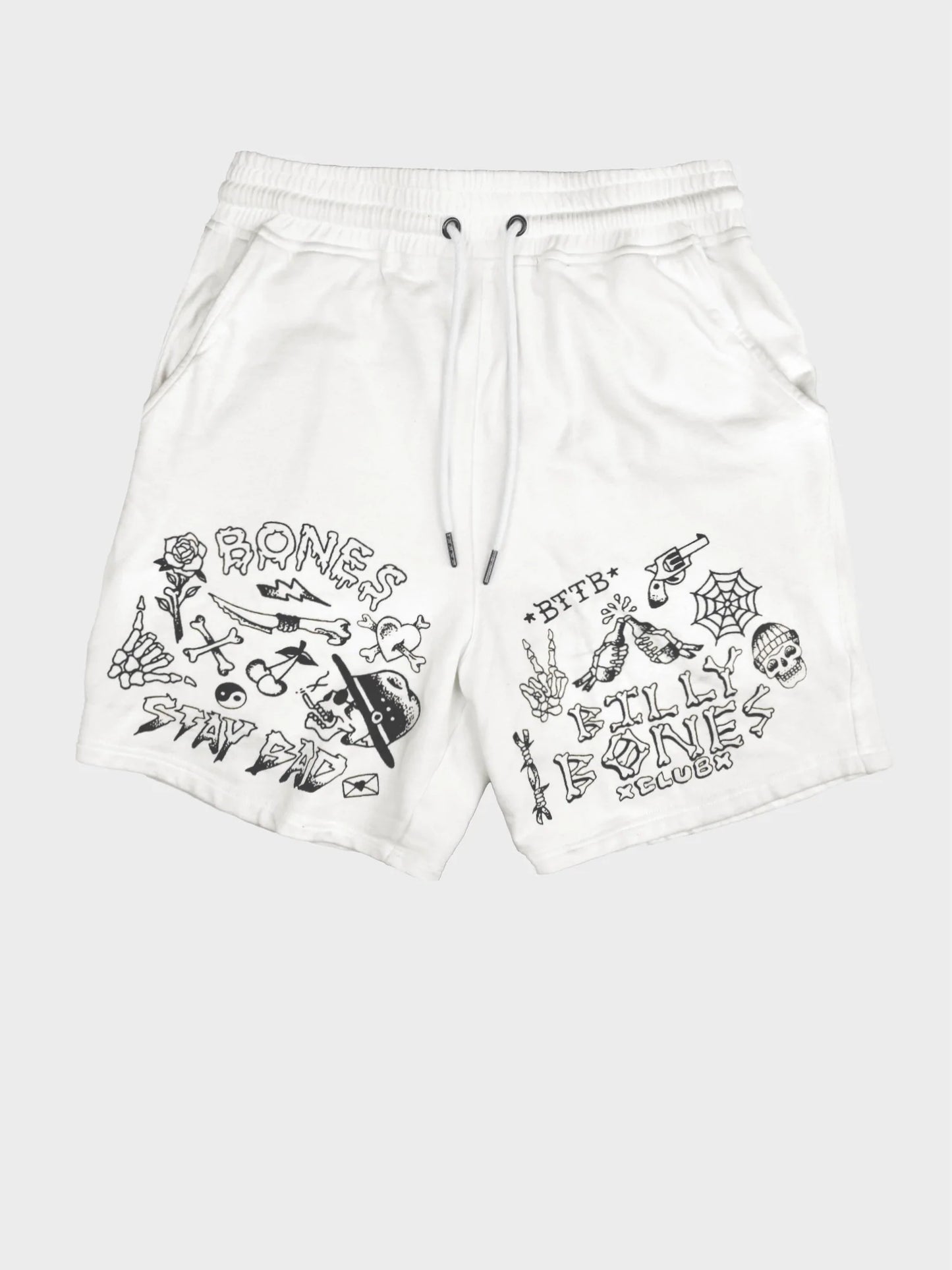 BILLY BONES // Flash Shorts OFF WHITE