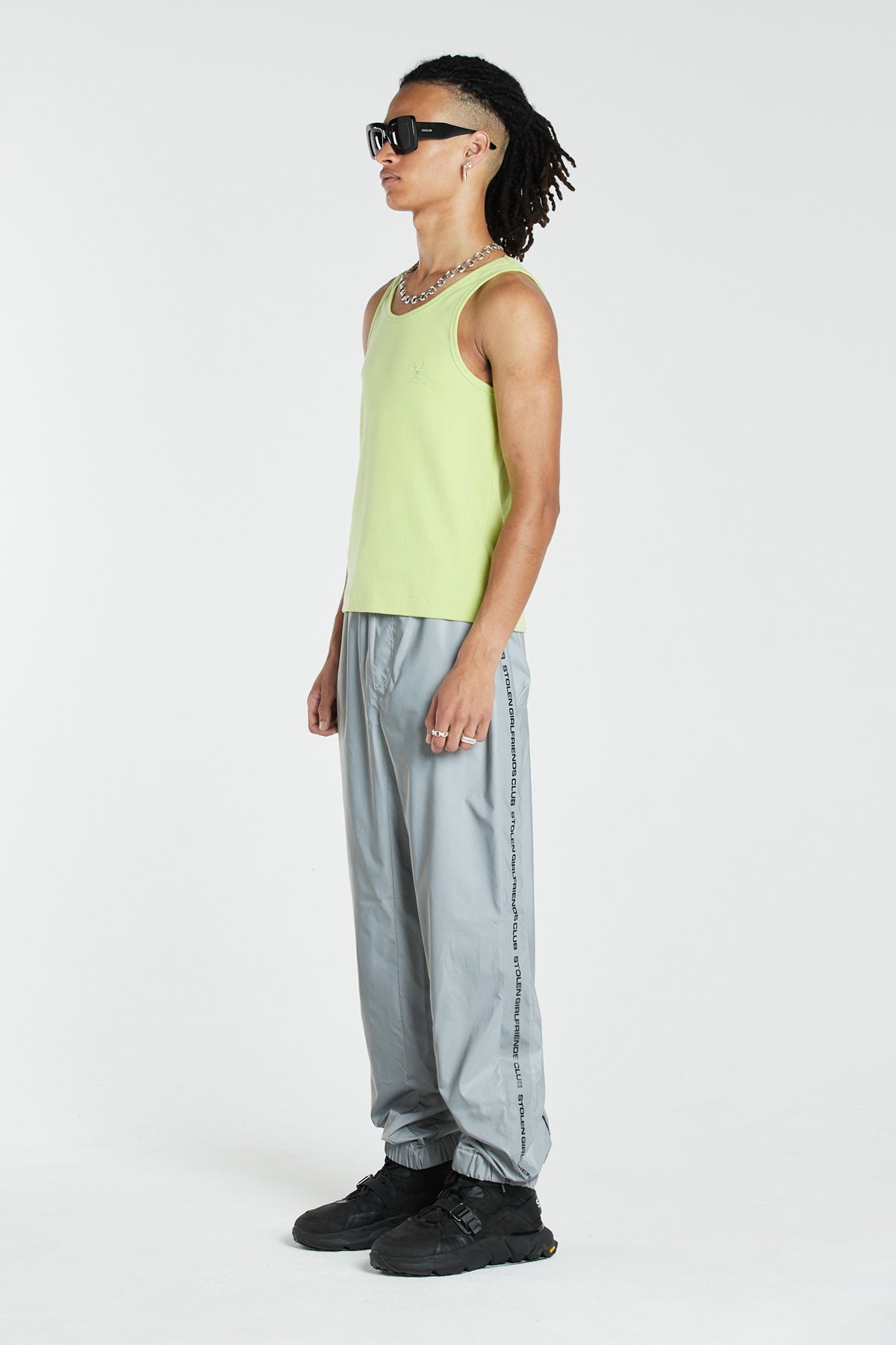 STOLEN GIRLFRIENDS CLUB // Rib Tank GREEN