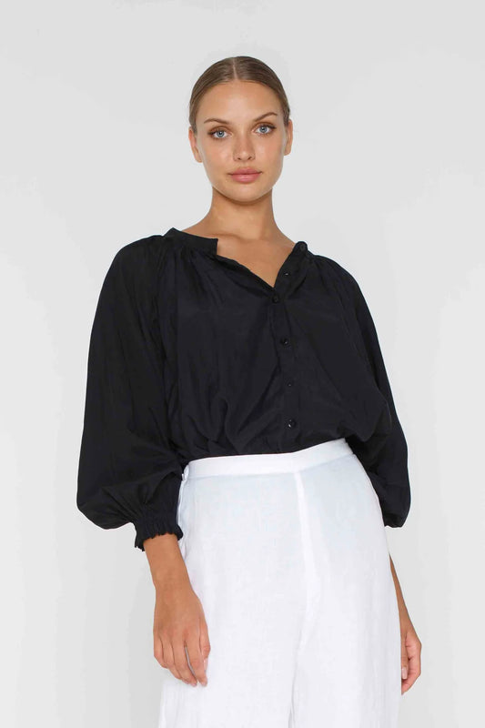 BLAK // Greta Blouse BLACK