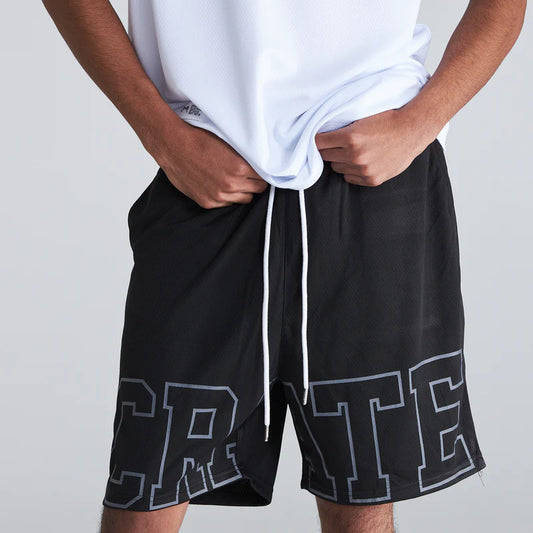 CRATE // Iconic Mesh Shorts BLACK