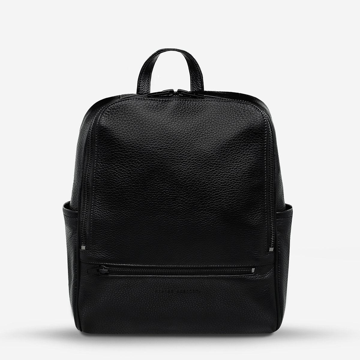 STATUS ANXIETY // If You Call Leather Backpack BLACK
