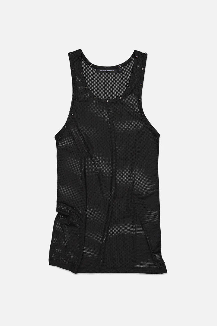 STOLEN GIRLFRIENDS CLUB // Impala Eyelet Mesh Dress BLACK