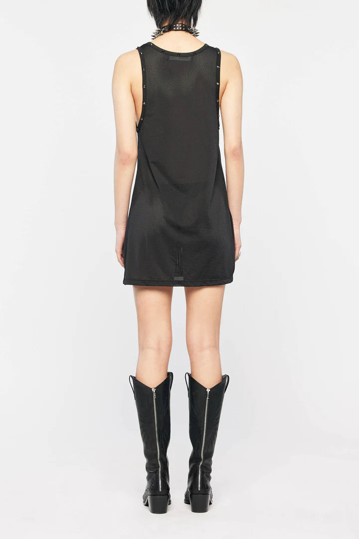 STOLEN GIRLFRIENDS CLUB // Impala Eyelet Mesh Dress BLACK