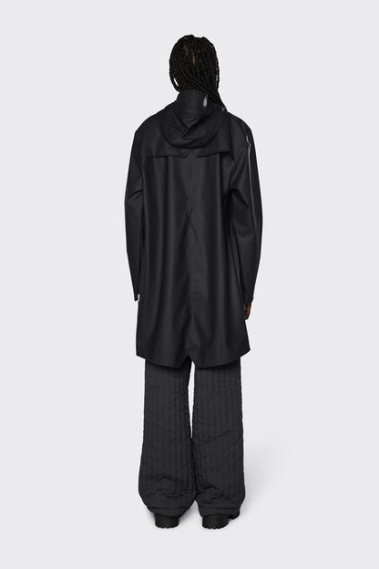 RAINS // UNISEX Long Jacket BLACK