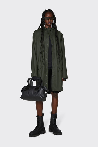 RAINS // UNISEX Long Jacket GREEN