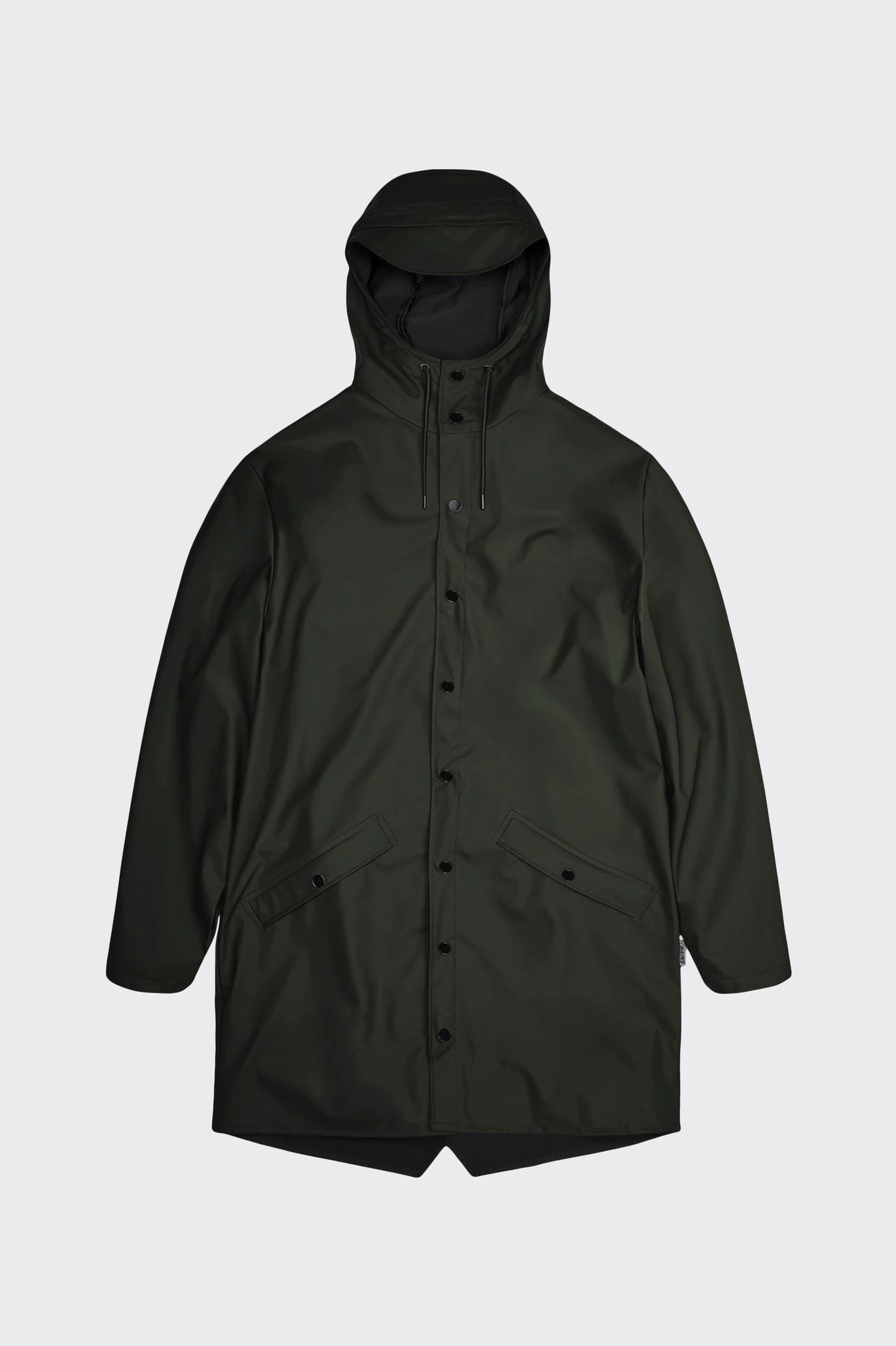 RAINS // UNISEX Long Jacket GREEN