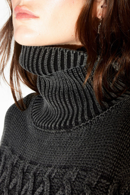 STOLEN GIRLFRIENDS CLUB // Nicht Trek Cable Crew AGED CHARCOAL