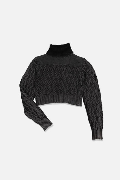 STOLEN GIRLFRIENDS CLUB // Nicht Trek Cable Crew AGED CHARCOAL