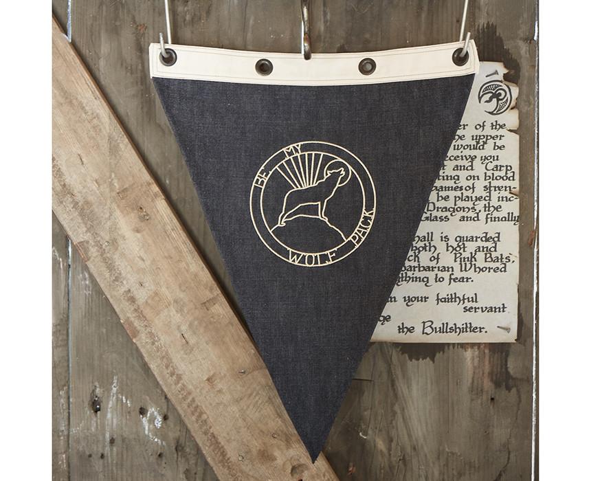 PONY RIDER  //  Wall Banner Wolf Pack