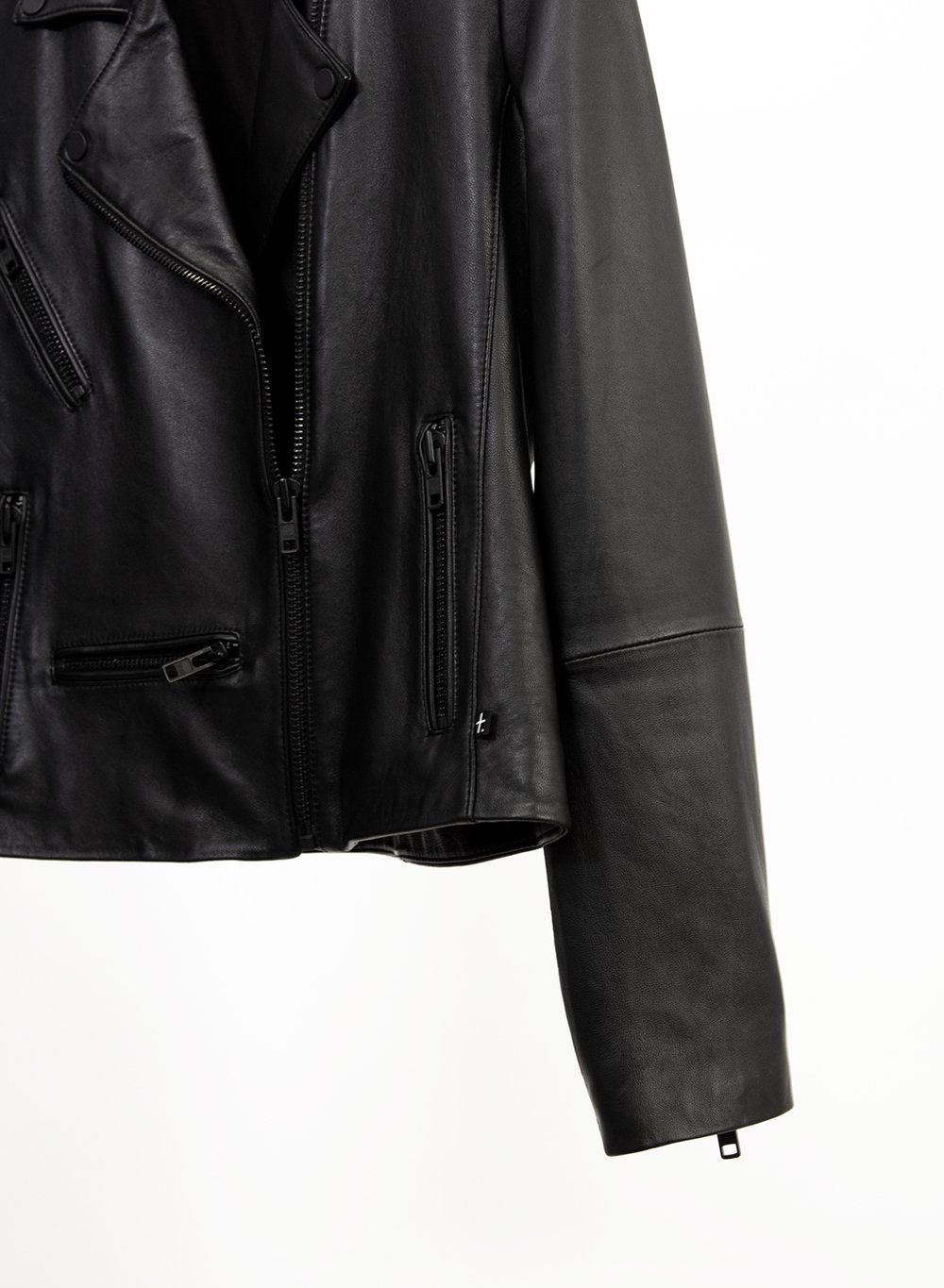 FEDERATION // Leather Jacket BLACK/BLACK – himdother.co.nz