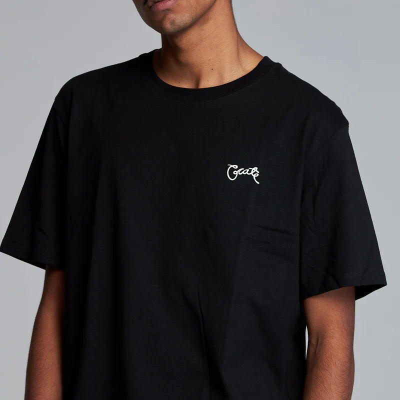 CRATE // Scripted Stamp Tee BLACK