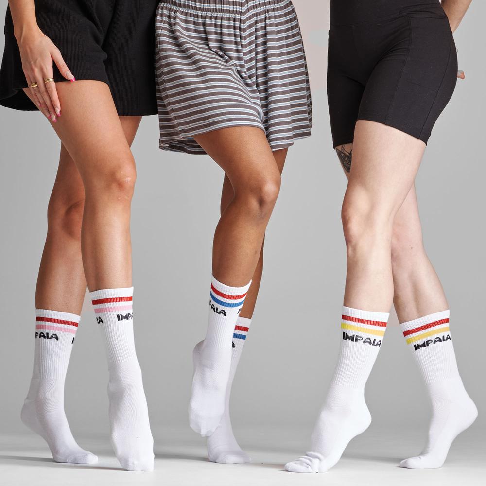 IMPALA // 3pk Socks MULTI STRIPE
