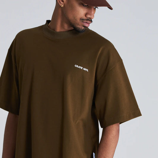 CRATE // Box Fit Tee OLIVE