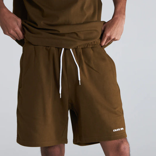 CRATE // Sweat Short OLIVE
