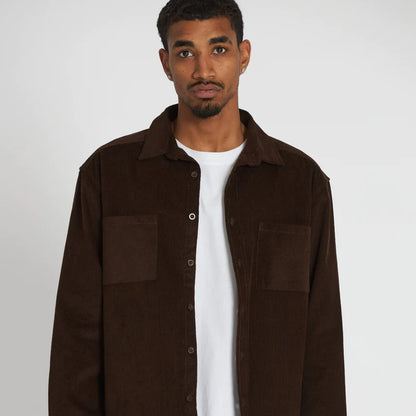 CRATE // Mason Cord Shirt BROWN