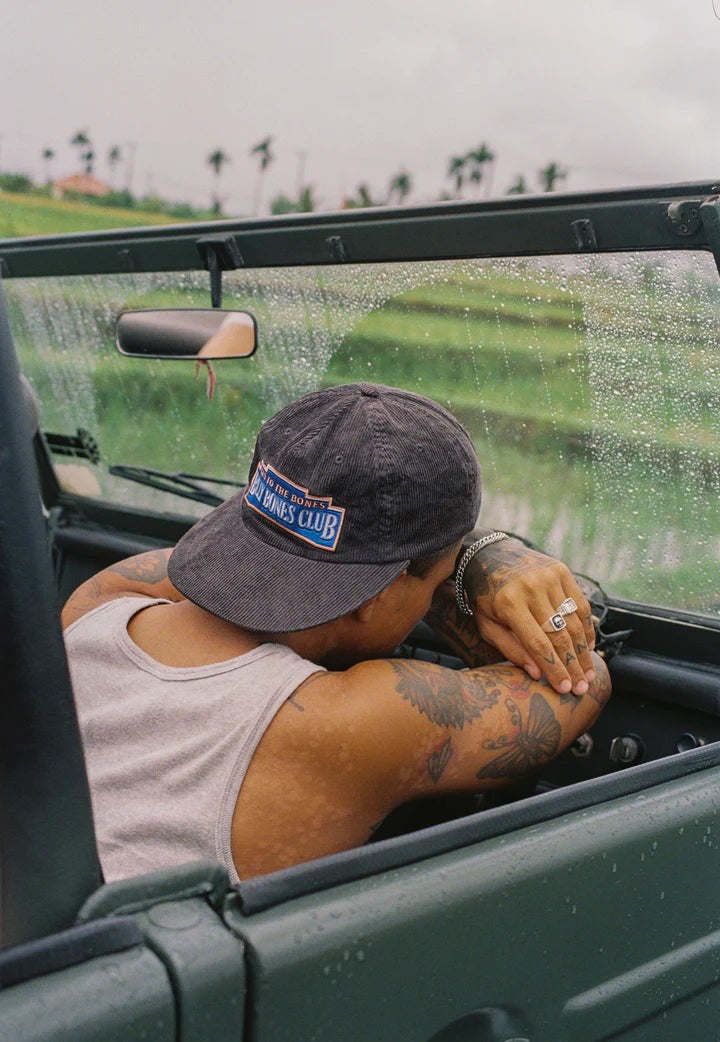 BILLY BONES // The Local Cord Cap WASHED GREY