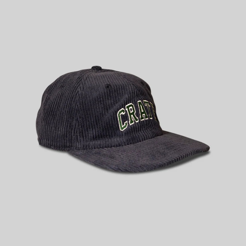 CRATE // Unisex Cord Varsity Cap MAROON