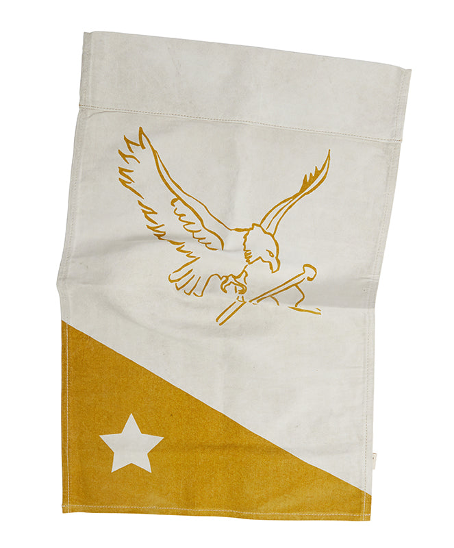 PONY RIDER  //  Wall Banner Seabird Recycled Canvas