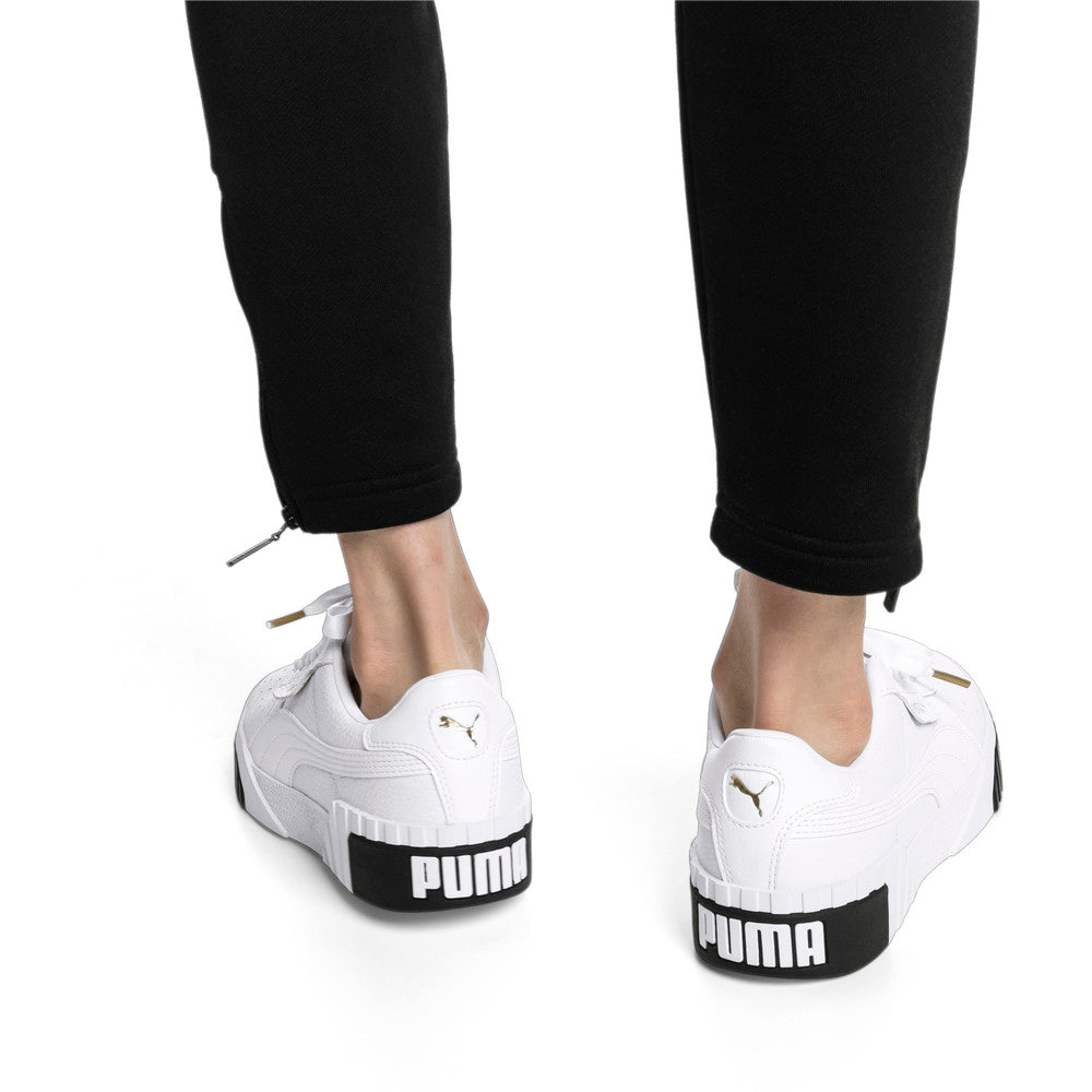 PUMA // Cali Classic Women's Sneakers BLACK + WHITE