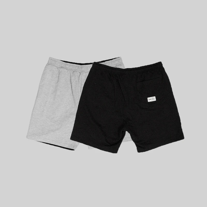 CRATE // Reversible Sweat Shorts BLACK