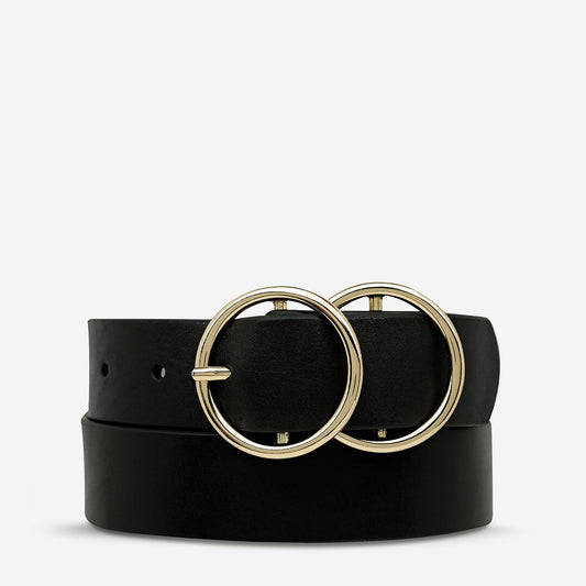 STATUS ANXIETY // Mislaid Belt BLACK/GOLD