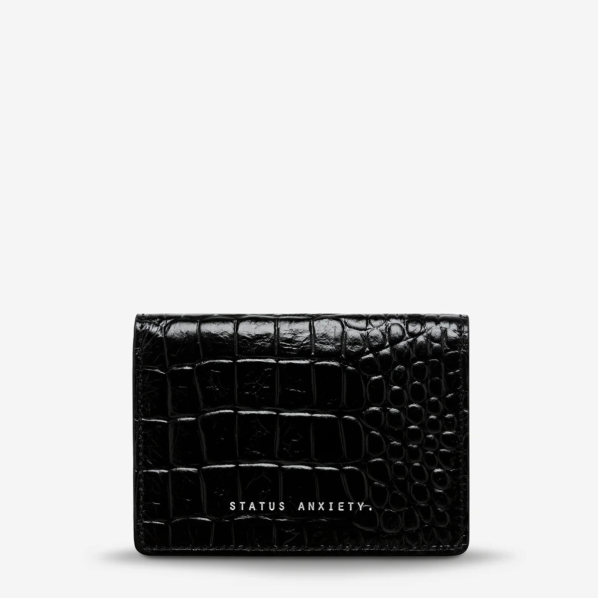STATUS ANXIETY // Easy Does It BLACK CROC EMBOSS
