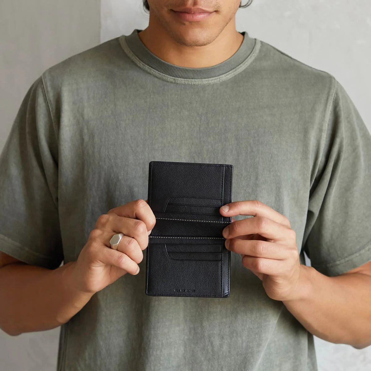 STATUS ANXIETY // Nathaniel Wallet BLACK