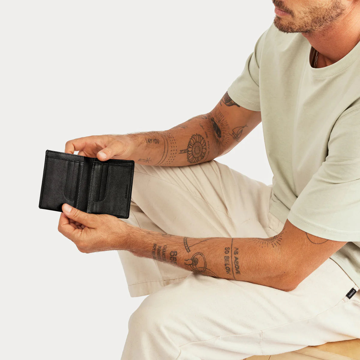 STATUS ANXIETY // Nathaniel Wallet BLACK
