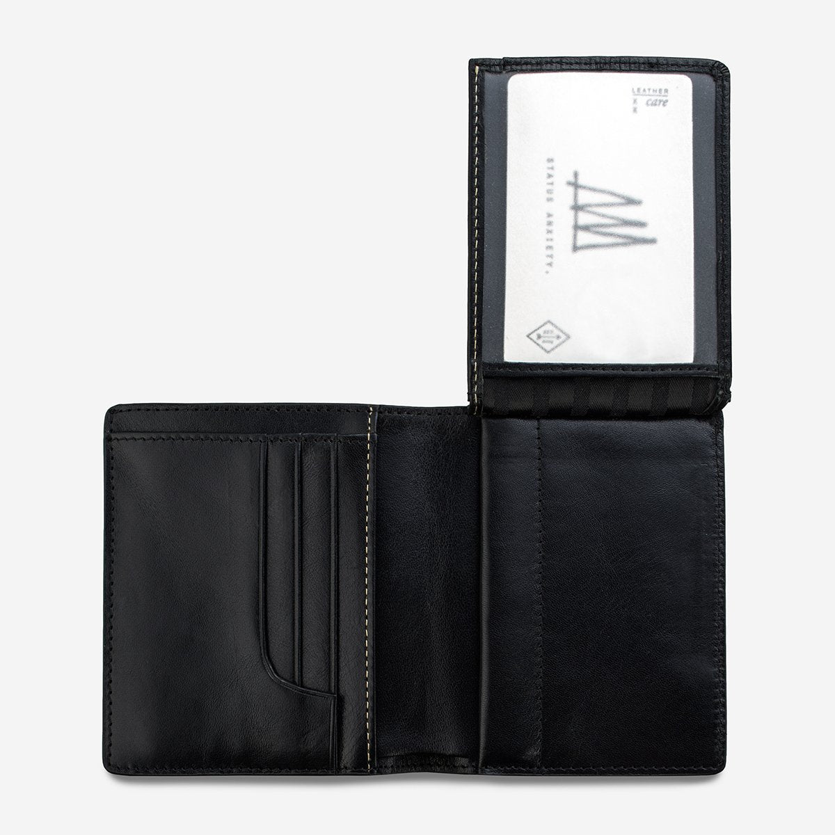 STATUS ANXIETY // Nathaniel Wallet BLACK