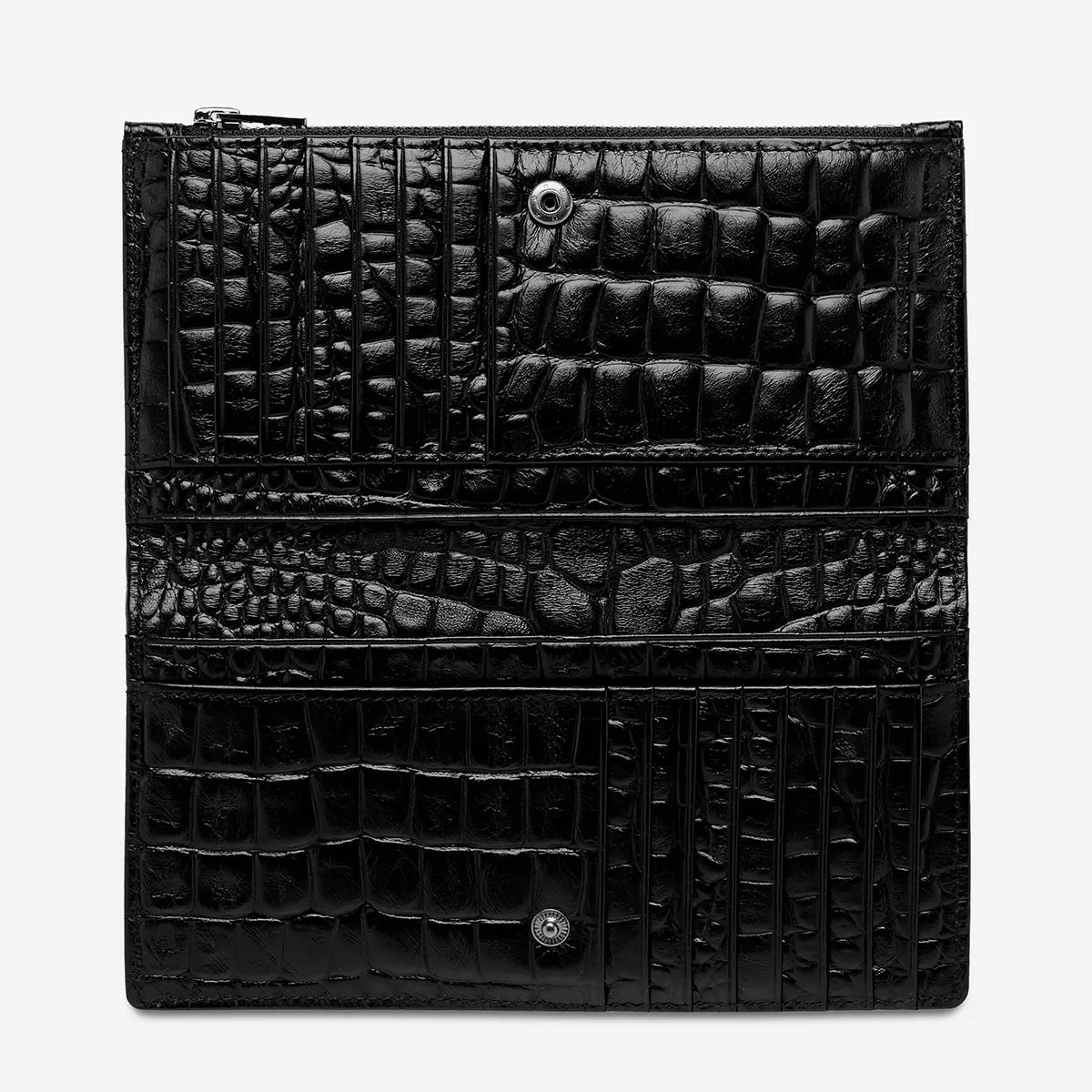 STATUS ANXIETY // Old Flame BLACK CROC EMBOSS