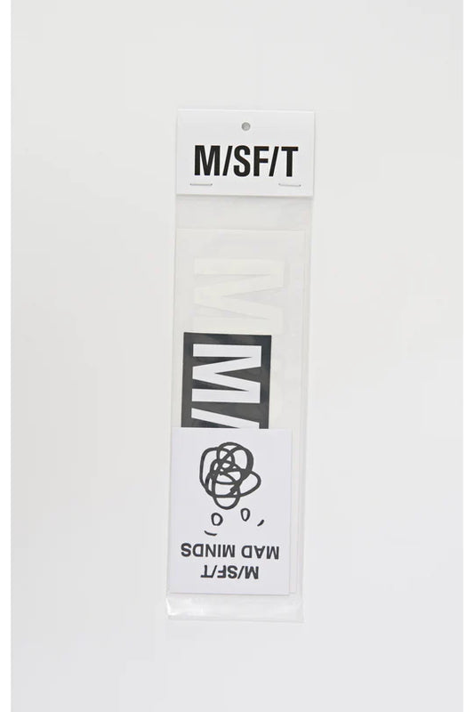 MISFIT // Bumpered Classic Sticker Pack BLACK/WHITE