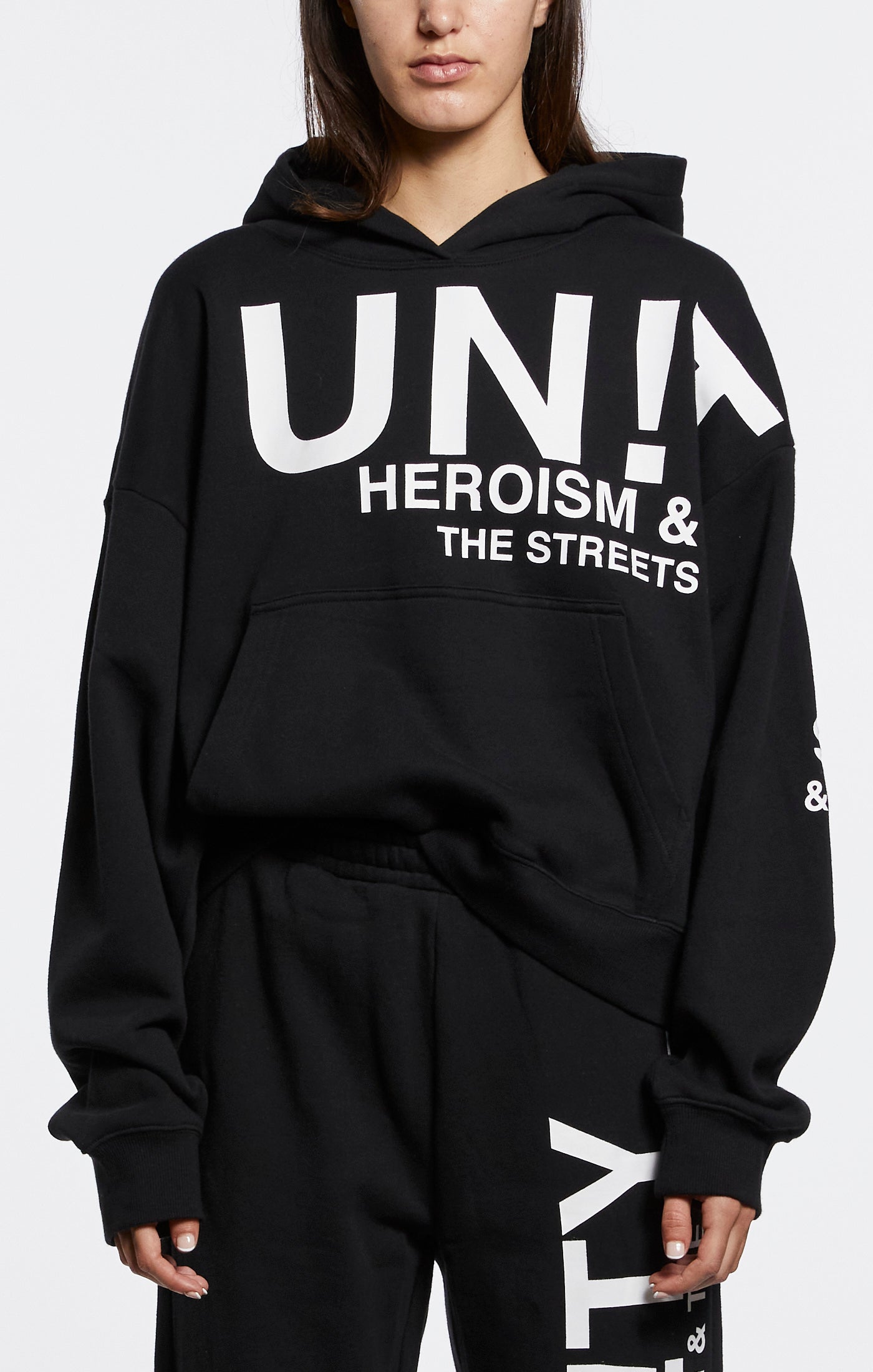 KSUBI // Unity Slouch Hoodie BLACK