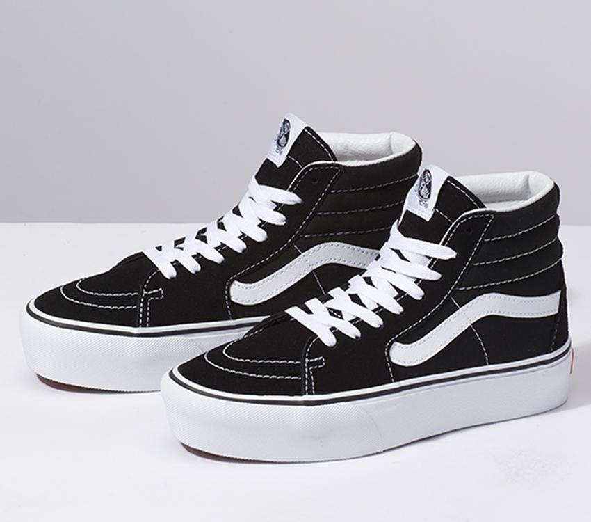 Vans // Sk8-Hi Platform 2.0 BLACK/WHITE